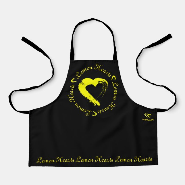 Delantal Lemon Hearts Apron (Anverso)