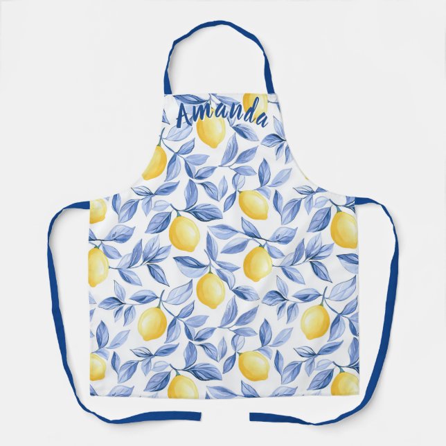 Delantal Lemon Lover Apron Personalizado (Anverso)
