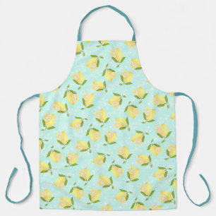 Delantal Lemon Motif Love Blue