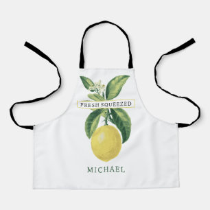 Delantal Lemonade Stand Vintage Lemon Name Kid