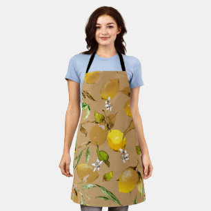 Delantal Lemones acuarelas 33