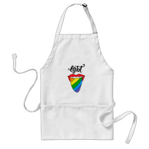 Delantal Lengua arcoiris LGBT