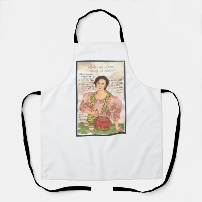 Delantal Leni Robredo 2022 Apron Luto in Leni (Anverso)
