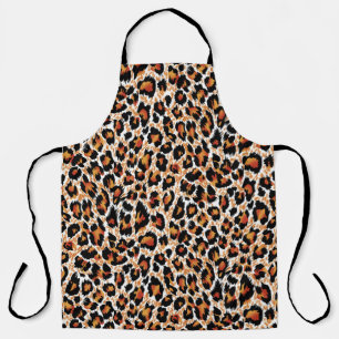 Delantal Leopard Geometrical: Ilustracion con patrones