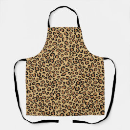 Delantal Leopard Print Chefs Apron