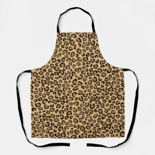 Delantal Leopard Print Chefs Apron