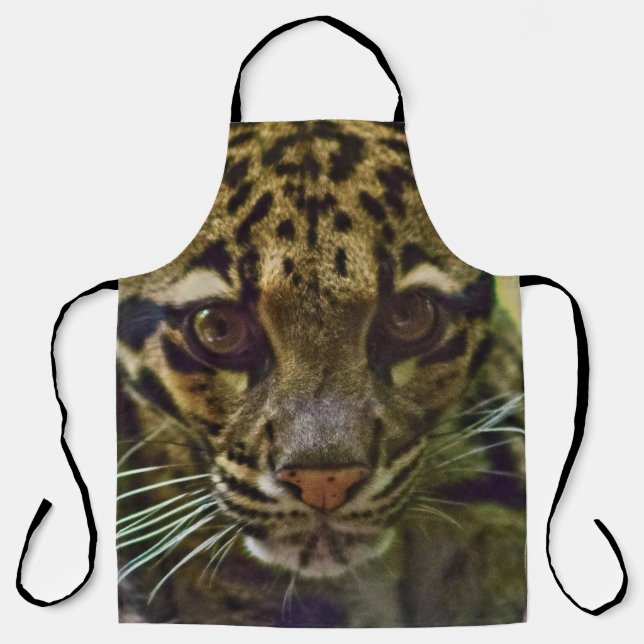 Delantal Leopardo nublado (Anverso)