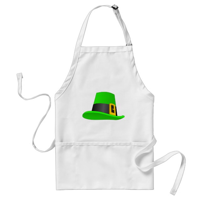 Delantal Leprechaun Gorra con hebilla (Frente)