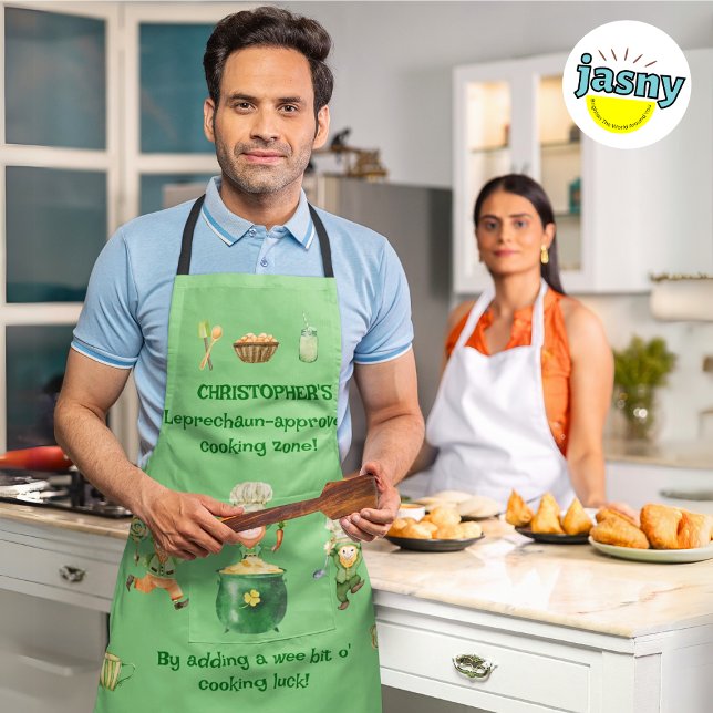 Delantal Leprechaun Irlandés ajustable Imprimir Apron Chef  (Subido por el creador)