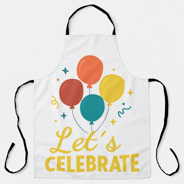 Delantal Let’s Celebrate – Festive Cooking Apron (Anverso)