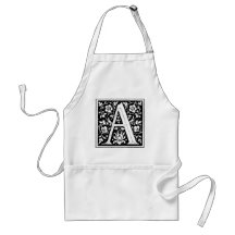 Letra floral del alfabeto renacentista a