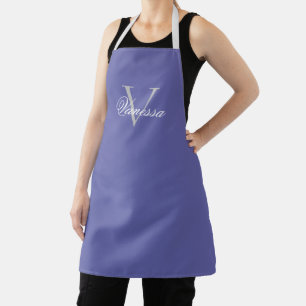 Delantal Letra monograma personalizada/nombre Apron periwin