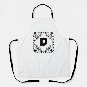 Delantal Letras de amor "D"
