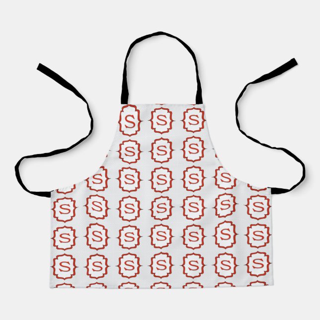 Delantal Letras de amor "S" (Anverso)