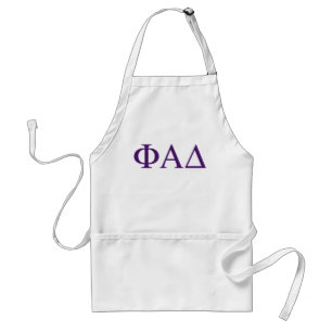 Delantal Letras griegas de Phi Alpha Delta