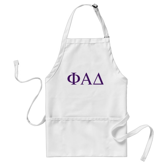 Delantal Letras griegas de Phi Alpha Delta (Frente)