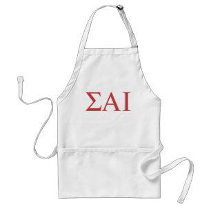 Delantal Letras griegas de Sigma Alpha Iota