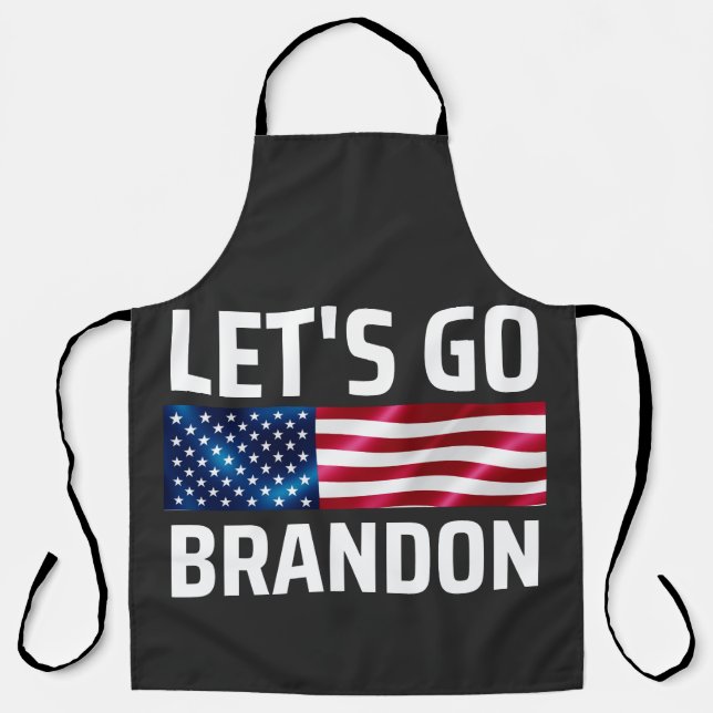 Delantal lets go brandon lets go brandon (Anverso)
