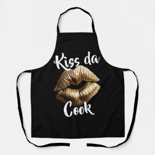 Delantal Levantamientos de oro de Kiss da Cook