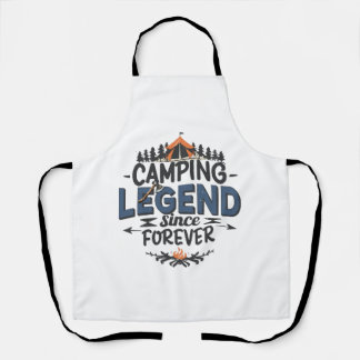 Delantal Leyenda de camping desde siempre