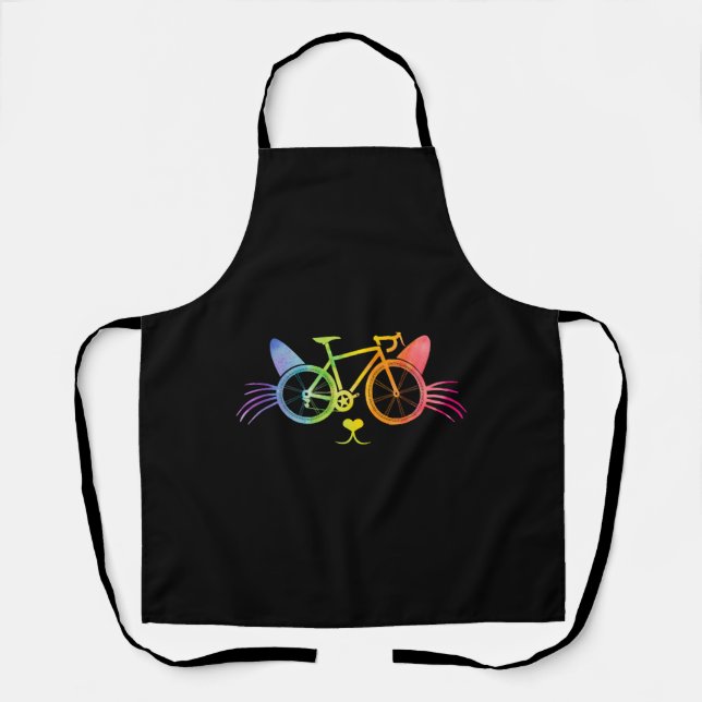 Delantal Lgbt de gato para bicicletas (Anverso)