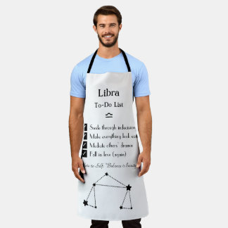 Delantal Libra - Lista de tareas pendientes