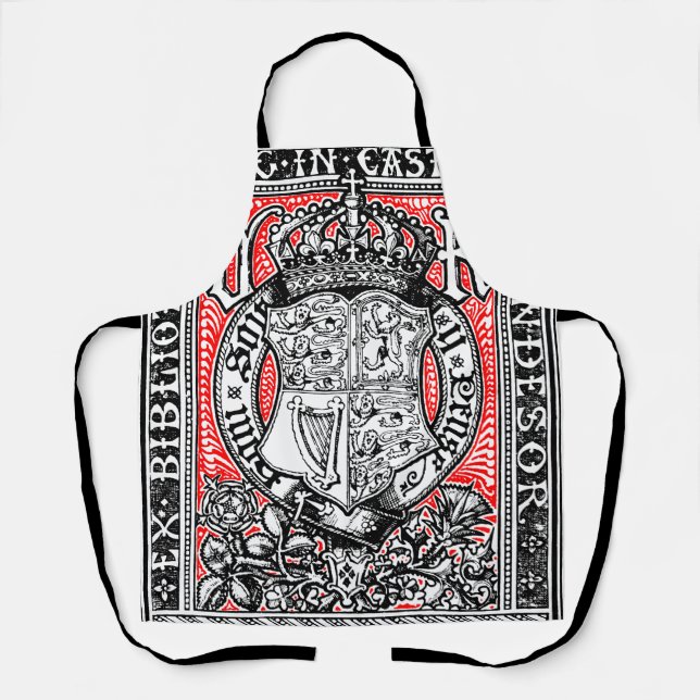 Delantal Librería Reina Victoria en el Castillo de Windsor (Anverso)