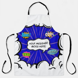 Delantal Libro de historietas Pop Añadir Personalizado de t