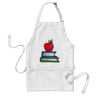Delantal Libro y manzana