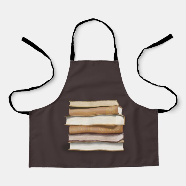 Delantal Libros antiguos de la Academia Oscura (Anverso)