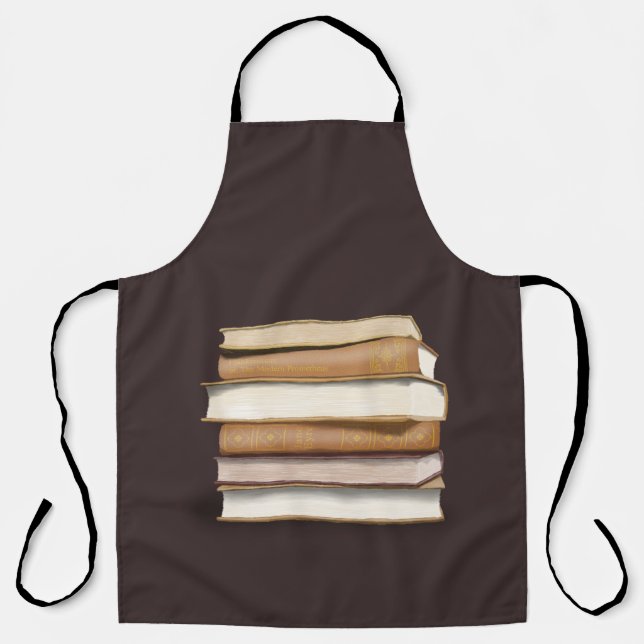 Delantal Libros antiguos de la Academia Oscura (Anverso)