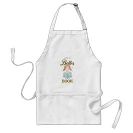 Delantal Life is Better with a Book Apron