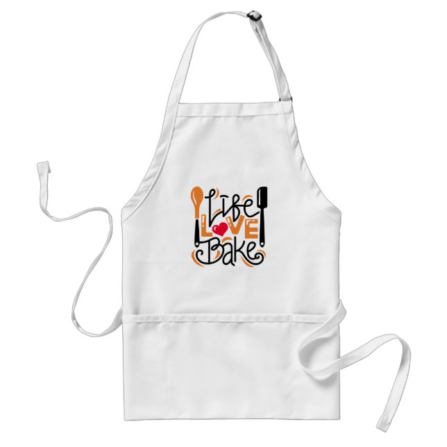 Delantal Life Love Bake (Frente)