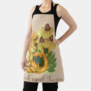 Delantal lil Black Eyed Susan garden dragon