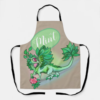 Delantal lil' Mint Herb Garden Dragon