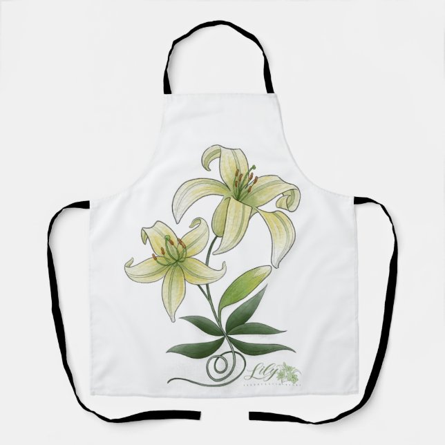 Delantal Lilies (Anverso)