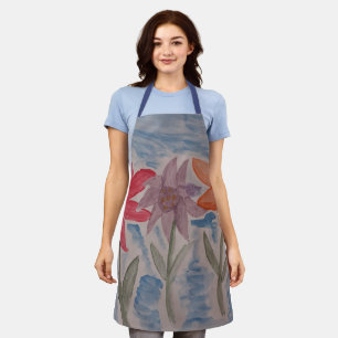 Delantal Lily Flower Apron