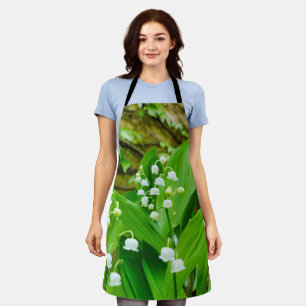 Delantal Lily of the Valley All Over Print Apron