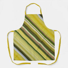 Delantal Limonero Amarillo y Verde a Rayas