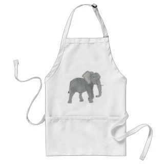 Delantal lindo del elefante de Pach