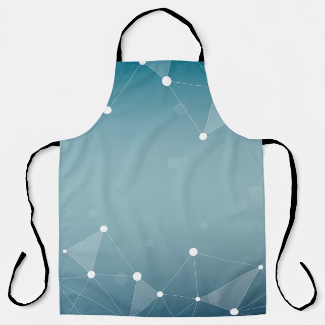 Delantal Línea abstracta de fondo (Anverso)