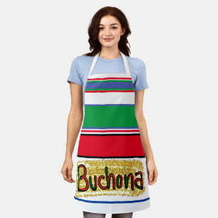 Delantal líneas de apron de buchona