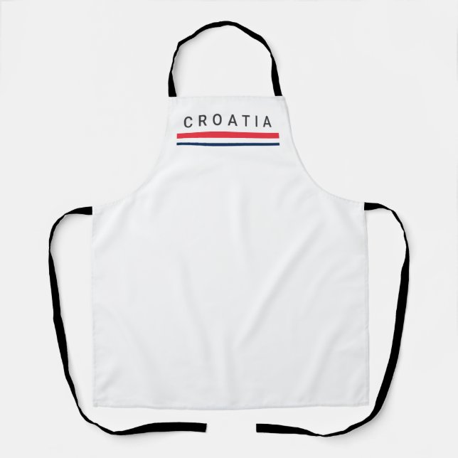 Delantal Líneas de Croacia (Anverso)