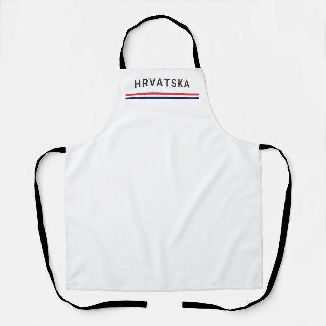 Delantal Líneas de Croacia (Anverso)
