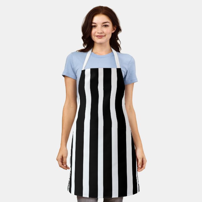 Delantal Líneas gráficas (Gastado)