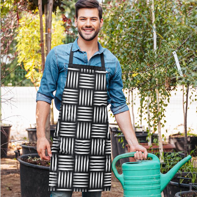 Delantal Líneas que intersectan el arte (apron)