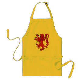 Delantal Lion Rampant Gules
