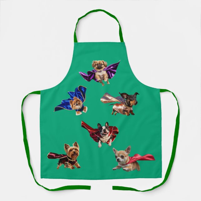 Delantal Little Dog Superhero Apron (Anverso)
