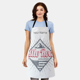 Delantal Little Rock Arkansas City Estados Unidos Diseño Es