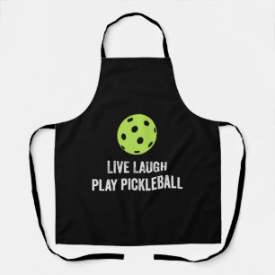 Delantal Live Laugh Play Pickleball